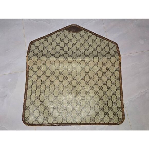 Vintage Gucci GG Logo Portfolio Pochette - Picture 4 of 12